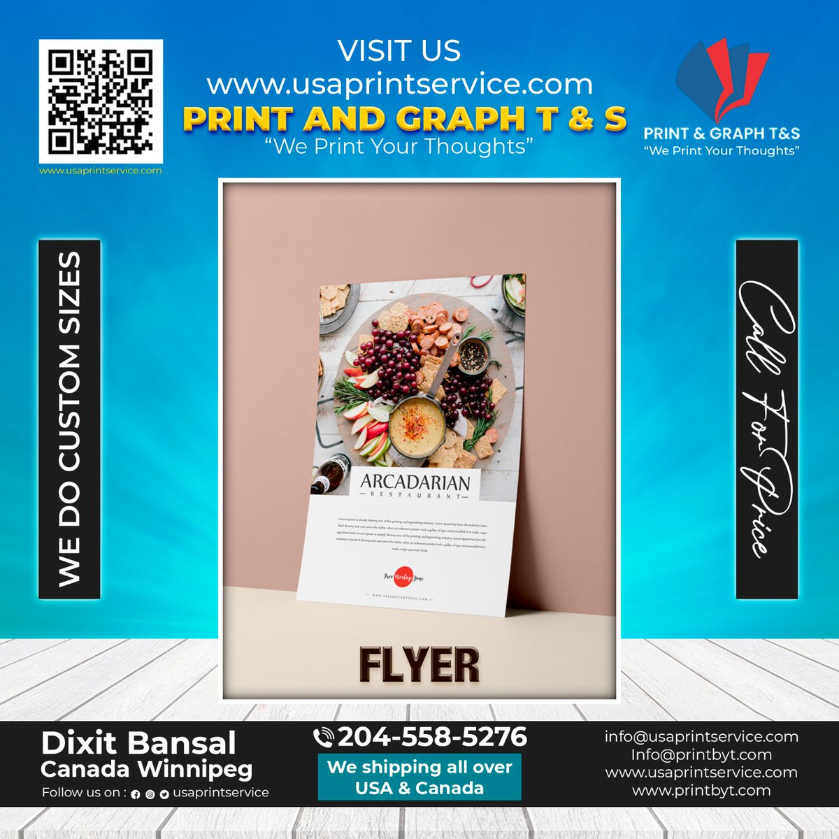 usaprint_canada's tweet photo. ✨ Make your brand stand out with premium custom flyers that leave a lasting impression #GraphicDesign #BusinessMarketing #RestaurantFlyers #EventFlyers #MarketingMaterials #CustomPrinting #PrintSolutions #USAPrinting #CanadaPrinting https://t.co/T83T4sU4zF