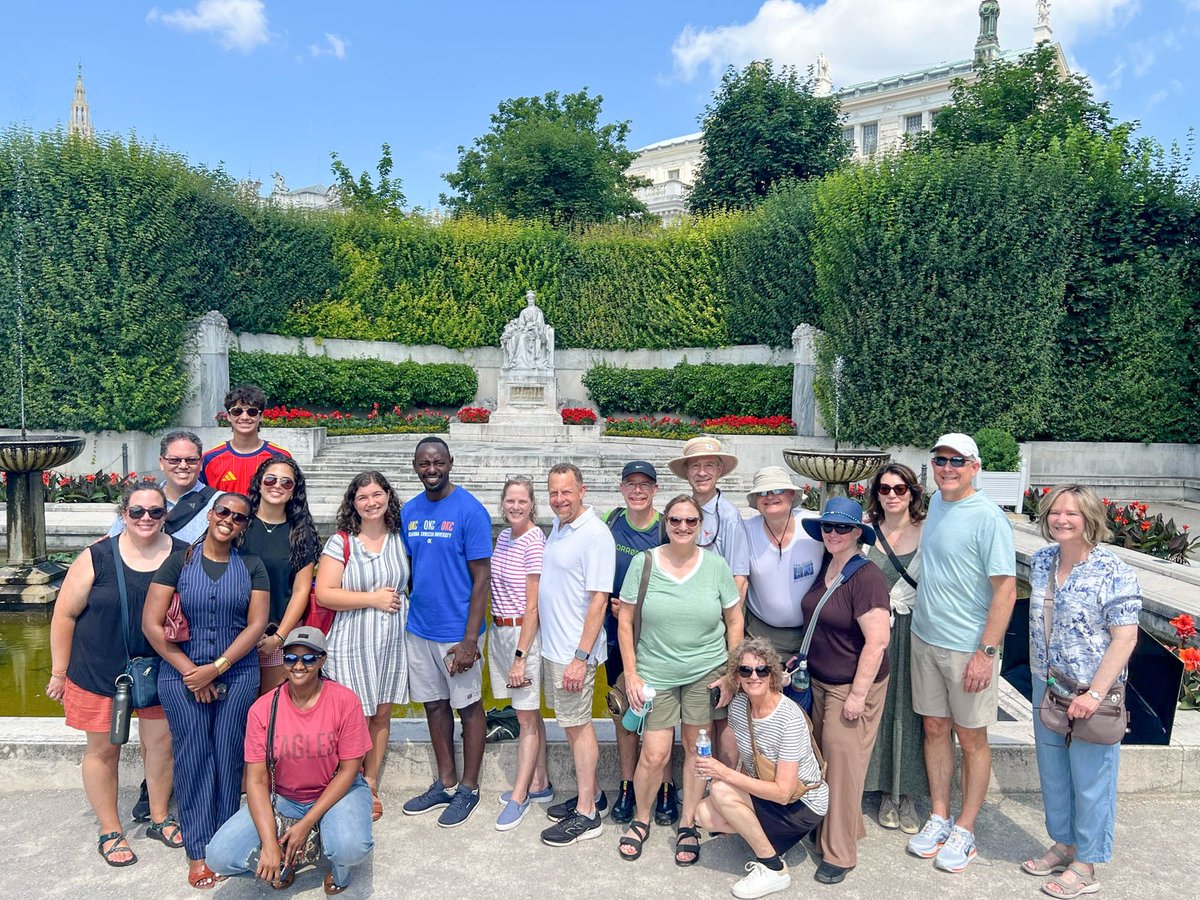 okchristian's tweet photo. We are deeply grateful for the friendships, faith, learning and lasting connections we have built over four decades of study abroad. Thank you to everyone who joined us in honoring 40 years of shared experiences and the strong bond between OC and Das Millicanhaus! https://t.co/AgDFpyvqL9