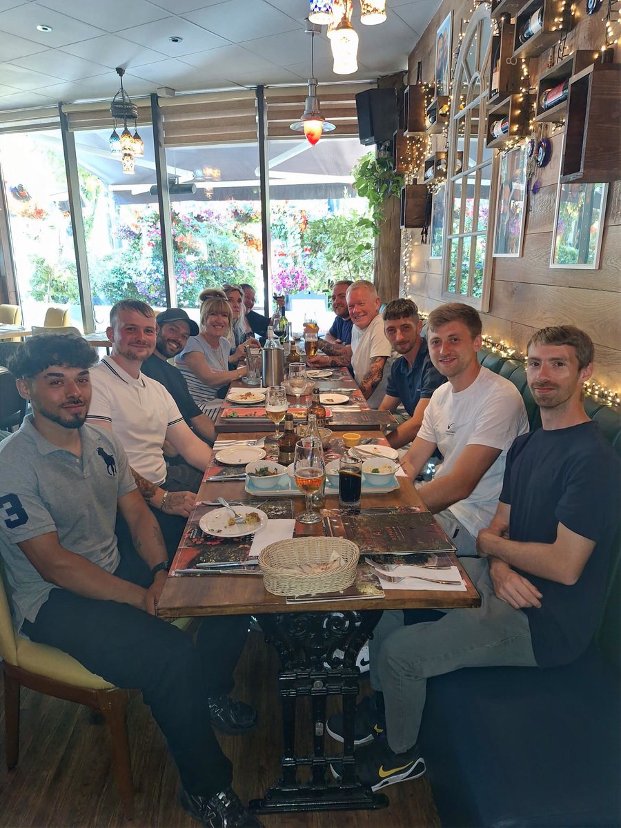 RosewoodIrrig's tweet photo. Last week's lovely summer meal at Aspava Turkish restaurant: our fab staff deserve a treat for working so hard &amp; maintaining the high standards we strive for. Thanks to you all - we think you're great!
#ourteam #teamwork

#gardenirrigation #irrigationforgardens  #wateringsytems https://t.co/badSHaIQK8