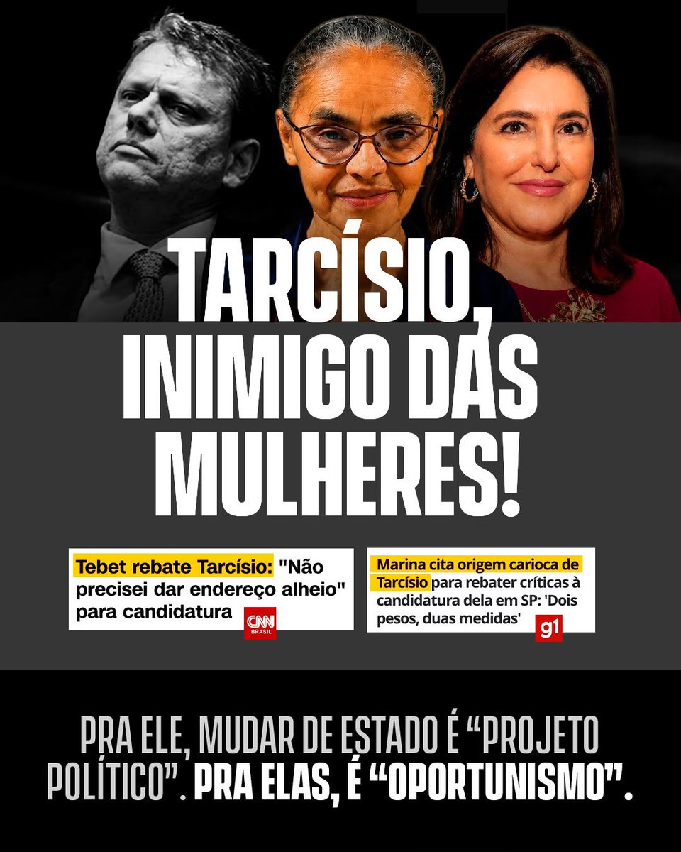 CarlosS48442375's tweet photo. Tarcisio inimigo das mulheres.
São Paulo quer mudança com HADDAD governador. https://t.co/ik0rtE02y5