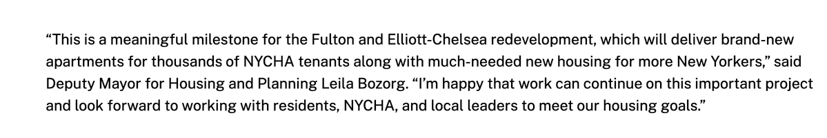comradejumpshot's tweet photo. the TA president of Fulton Elliot Chelsea warns that the demolition of FEC will be a model for the demolition of public housing across the city -- Zohran's admin is happy about this https://t.co/crZq1LtjDv