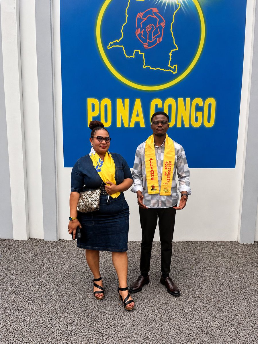 Polycarpesobo10's tweet photo. La Masse d’Engagement et des Actions Assumées (MEAA/ASBL) et les Notables de Kingabwa, représentés respectivement par leur Coordonnateur national, M. @Polycarpesobo10 , et leur porte-parole, Mme @LisaMK1512. Les  enfants du président @kabund_jmkkrock. 
Demain sera meilleur 🔥🔥🔥 https://t.co/BBQDFgobml