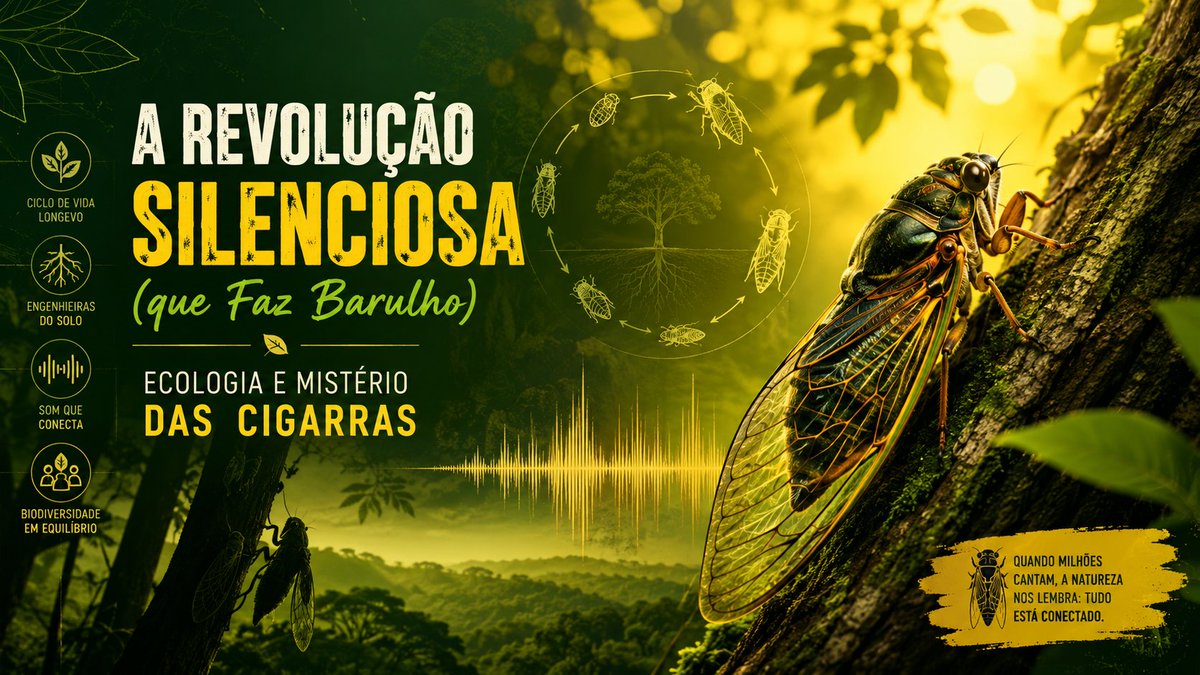 LeisecaItapevi's tweet photo. A Revolução Silenciosa (que Faz Barulho): Ecologia e Mistério das Cigarras https://t.co/5axYD4qyKT via @YouTube https://t.co/NmCxIXciNW