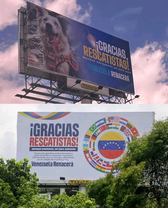 Fantasma_956's tweet photo. No han terminado las labores de rescate y el chavismo a través del Ministro de Propaganda, activo su fase y campaña idiotizarte por toda el país, las focas y palambristas andan en los suyos haciendo propaganda, no tienen vergüenza y creen que somos estúpidos https://t.co/7IwJZReYWp