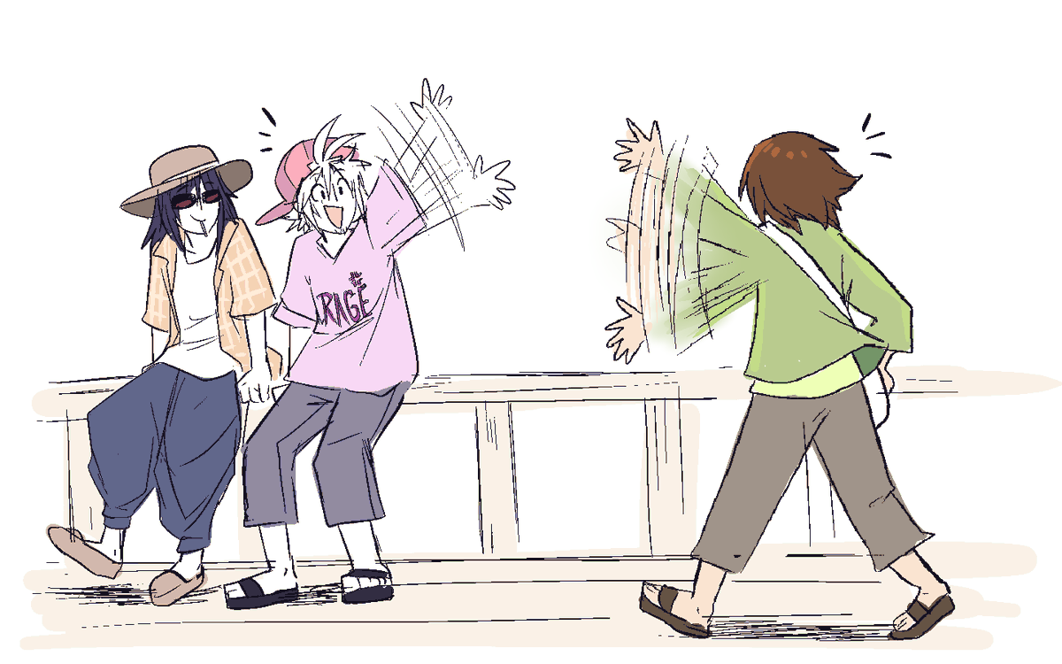 jaelarteo's tweet photo. And years later, Swap!Chara reunites again with their two XTale old friends for another cruise vacations
The eeeeeend :D https://t.co/Y5HDjqVzl9
