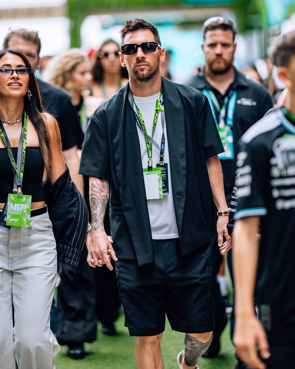 F1's tweet photo. From match day to race day ⚽️

Football's biggest superstars on the F1 grid 🤩

#F1 https://t.co/y5h53J099N