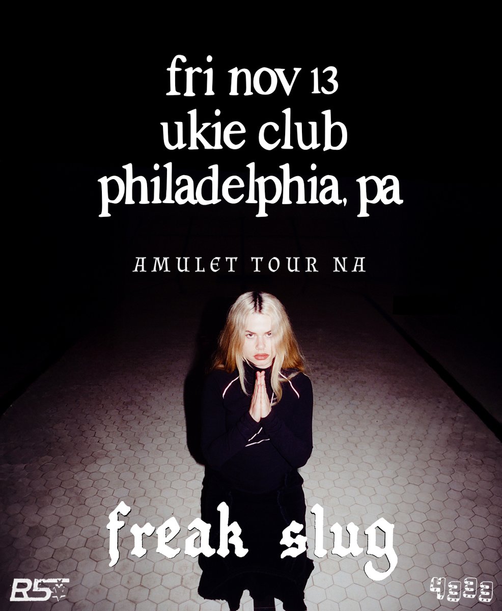 R5Productions's tweet photo. We're teaming up with our pals at @4333collective to bring the UK's super-hyped FREAK SLUG to the Ukie Club on Friday, November 13th! Tickets are ON SALE NOW!!

🎟 https://t.co/uQioFpDO2w https://t.co/N93ELL4l4u