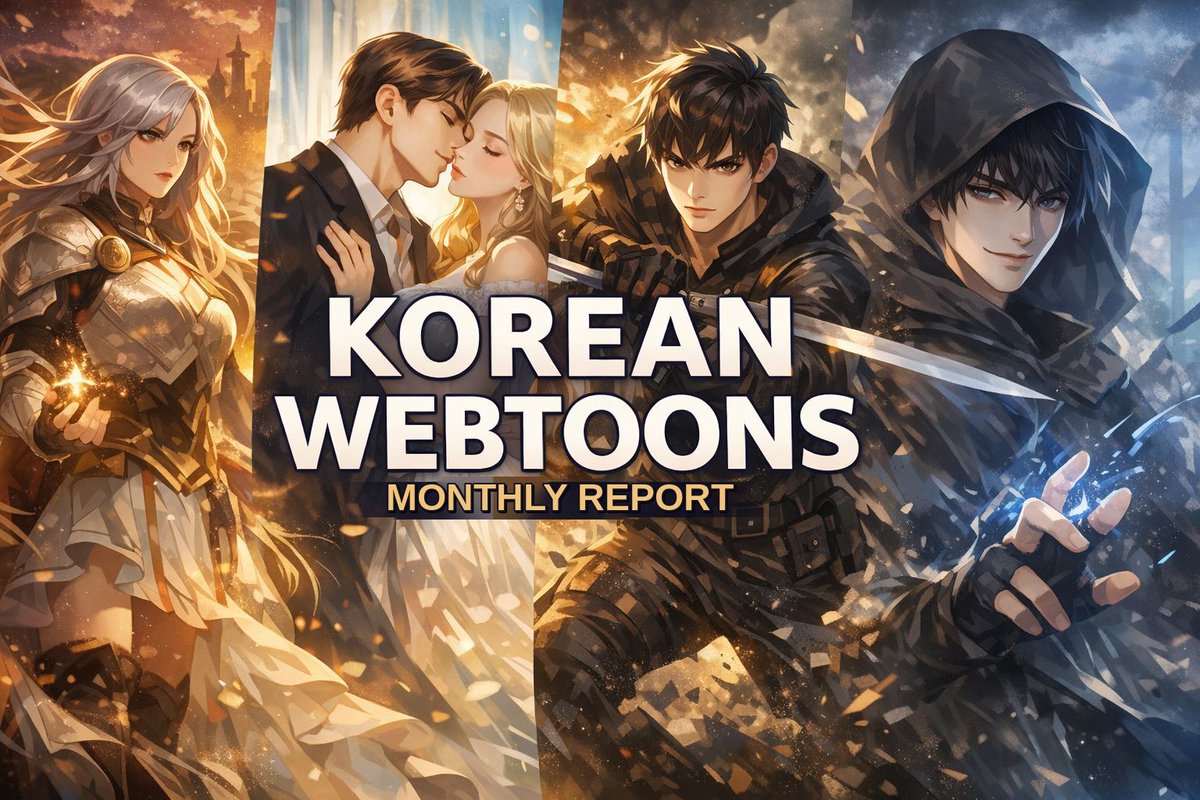 KLitReads's tweet photo. July’s Korean webtoon market is not being defined by one dominant genre.
Romance fantasy remains powerful, action and system stories still travel well...
https://t.co/ZVZpKW6aB4
#KoreanWebtoon #WebtoonTrends #KWebtoon #DigitalComics #KLitReads https://t.co/TYeu20As3m