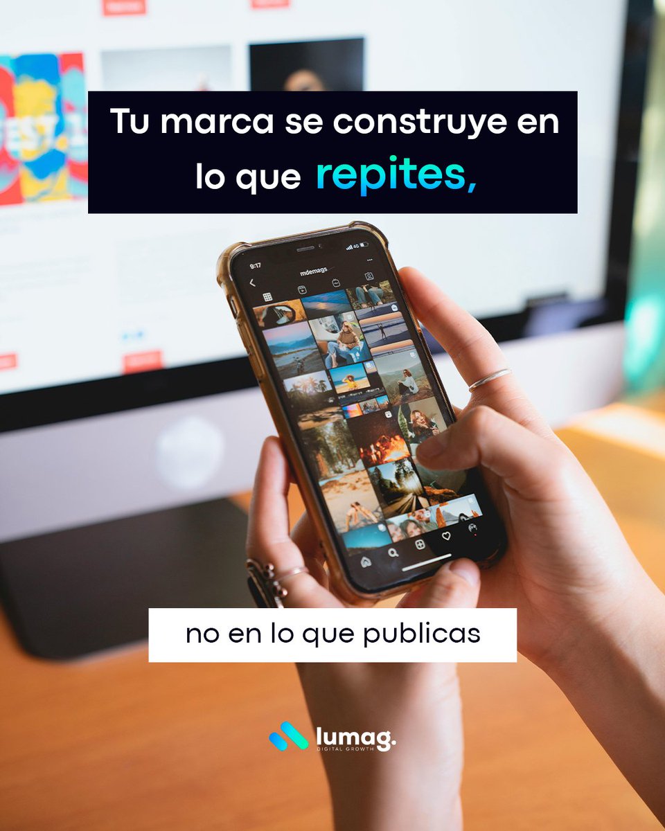 DigitalLumag's tweet photo. La consistencia crea reconocimiento. La repetición crea posicionamiento. ¿Tu marca ya es recordada? Hablemos.
#LumagDigitalGrowth #lumagdigital #MarketingDigital #DigitalMarketing #OnlineMarketing #ContentMarketing #MarketingStrategy #SEO #Branding #GrowthMarketing #MarketingTips https://t.co/zkD0LP6uwh