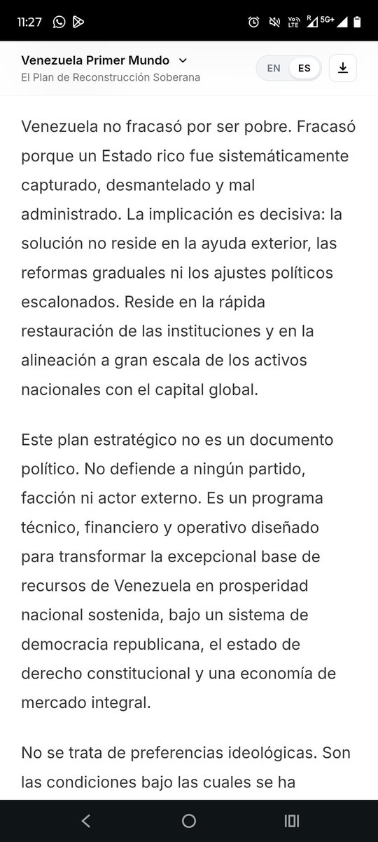 sebashc's tweet photo. @RobertoSmithP @vjmc Consideras que el fracaso de Venezuela es porque el estado fue "capturado", con lo que das a entender que el mismo estado bajo personas santas e impolutas no tendrá el mismo destino... Que todo cambie para que nada cambie. https://t.co/W2MjuqeiXc