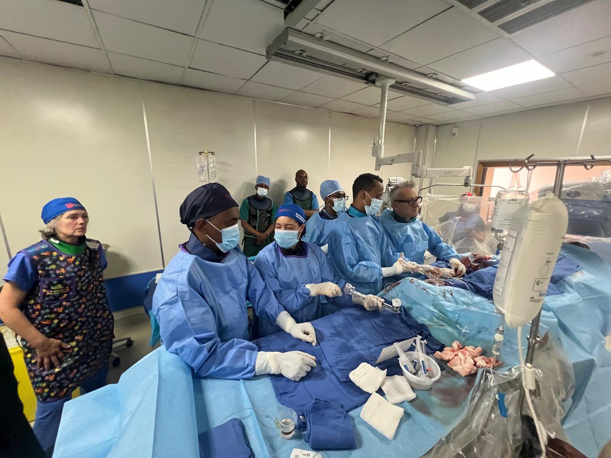 mmamas1973's tweet photo. Just got back at the end of my first week in Ethiopia -. One more week to go

We did 40 cath cases this week at Black lion hospital, 16PCIs including several primaries. 
This may not sound many, but they haven't been any cases there for at least three months. 

We were often working 14 hour days but one of the great things was working with the Ethiopian physicians, who always smile and are so keen to learn, and looked after us so well. The Ethiopian patients were a joy to treat with smiles on their faces.

There's been many systems/ healthcare challenges, that I have outlined in my tweets this week. The lack of kit, frustrations with delays and lack of infrastructure. I'm hoping that our work here will build capacity for the future in Ethiopia.

@HeartAEthiopia and its founders @TTelila and @drmerid should be very proud of what they've achieved. Let's hope next week is as successful ! 

Now off for a drink with my partner in crime @TTelila as I'm absolutely shattered! 😜