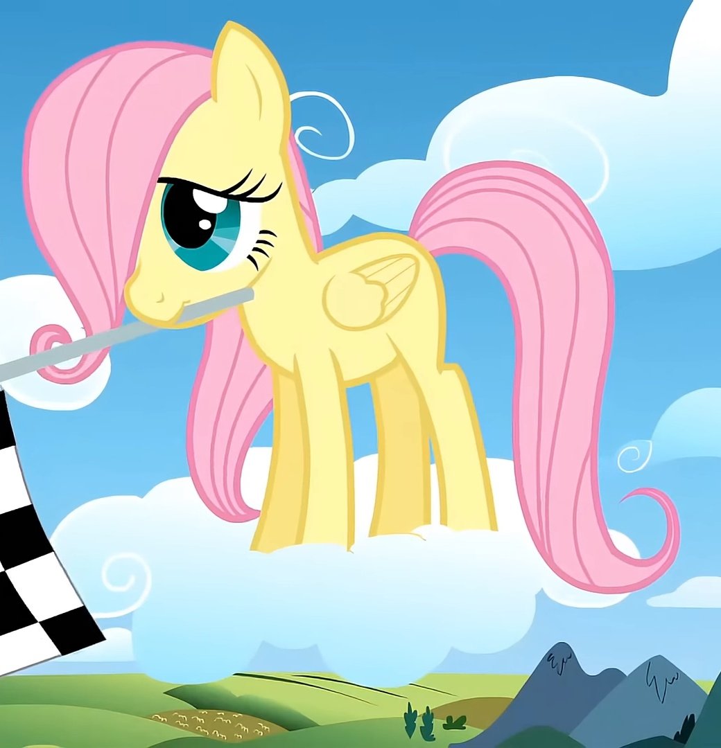inventedspace's tweet photo. when imitating fluttershy, rainbow dash adopts fluttershy's filly mane-style instead of her current one, which is such a cute detail as both of them are childhood friends. https://t.co/OeEjXPpyzw