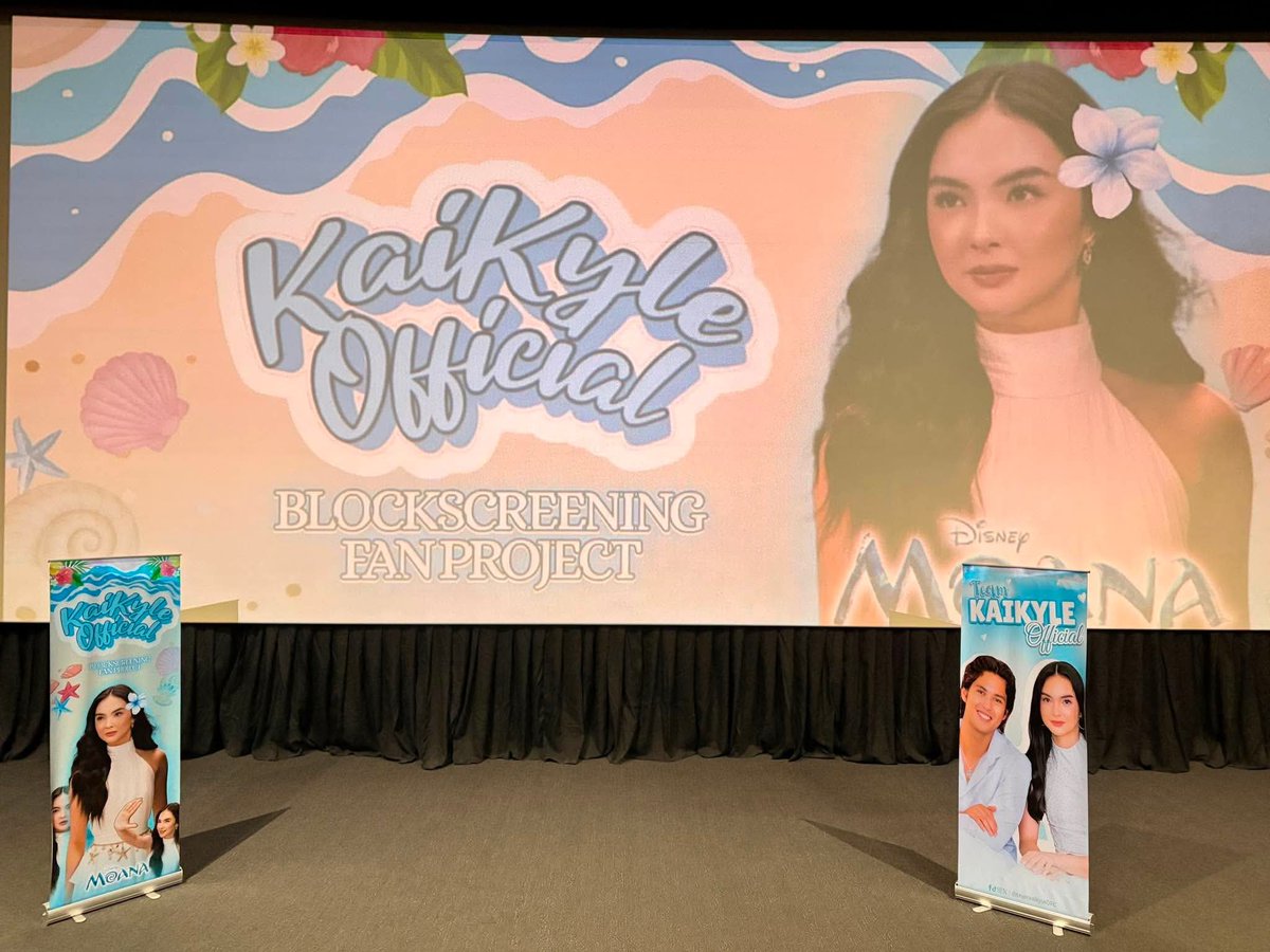 ultkaikyle's tweet photo. Biglaang blockscreening pero kinaya!  Congratulations, my darlings @TeamKaiKyleOFC! Thank you, Wisharts for braving the weather for this private blockscreening. 🩵

#KaiKyle https://t.co/8GETFdJpJJ