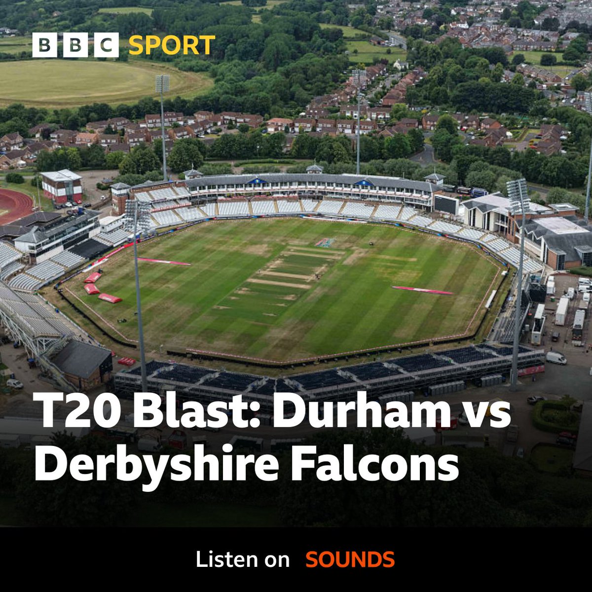 BBCDerbySport's tweet photo. We're live from Chester-le-Street for coverage of Derbyshire's penultimate game in the T20 Blast.

Listen live 👉 https://t.co/SS9dmKQGm4

#DCCC #BBCCricket #T20Blast https://t.co/wG89ZEGGdy