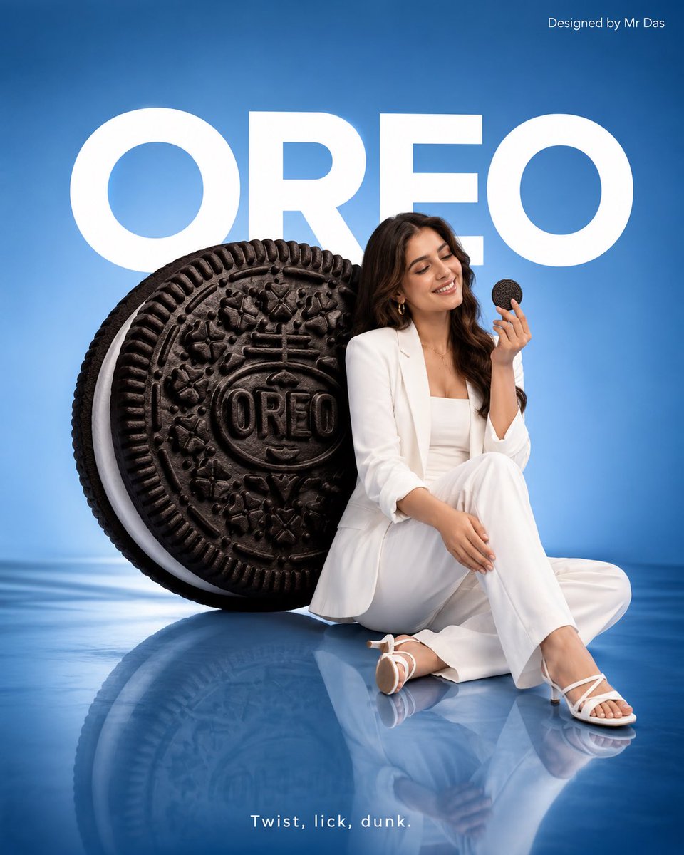 Minimalist Oreo Commercial Ad