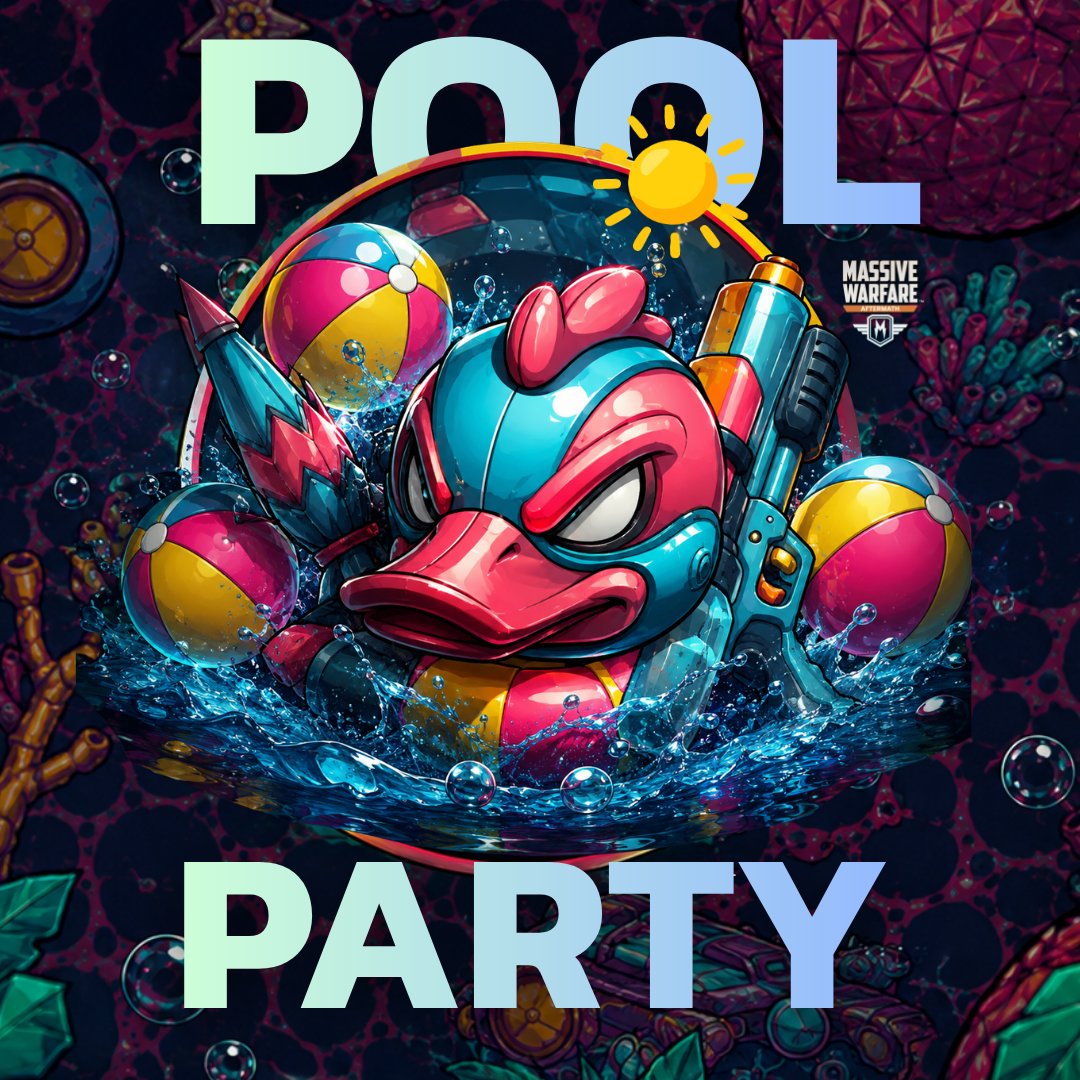 massivewarfare_'s tweet photo. π¦ This duck won't be floating around forever... π¦
The Pool Party Event is almost over, bringing limited-time rewards, exclusive cosmetics, and plenty of summer chaos.
β³ Last chance to join the party before it's gone!
#MassiveWarfare #MWA #MobileGame #AndroidGame #iOSGame #Tanks