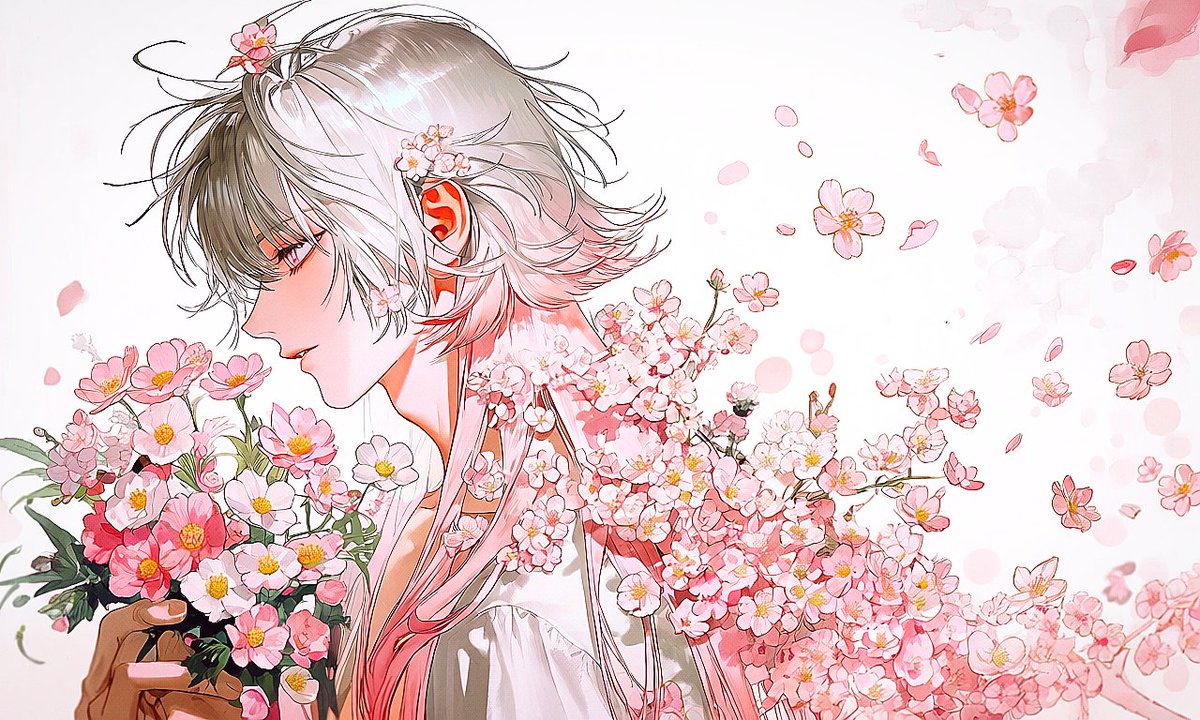 Lkmon_0's tweet photo. @sai_108_ さいちゃ~❕️代理くんお作りしました⸝⸝⸝🫴🏻💞桃色の花が似合う儚いイケメンくんで作っていて凄く楽しかったよ🫶🏻♡ https://t.co/jjNJy0H5Sl