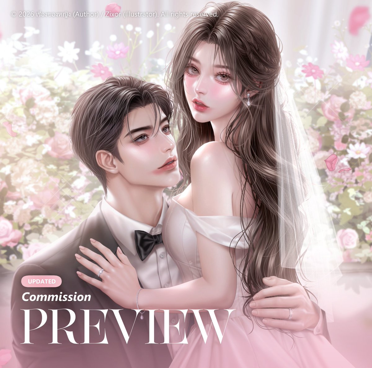 zixorr's tweet photo. Commission Update ✦ ภาพประกอบนิยายของคุณนักเขียน (@Storybyying) ที่จะเปิดตัวในอนาคตค่ะ! 💫

🌷 ผลงานนิยายจากนักเขียน เรื่องของหญิง
🌷 ภาพประกอบปกโดย 𝐳𝐢𝐱𝐨𝐫
🌷 ฝากติดตามผลงานเร็ว ๆ นี้นะคะ

#커미션 #CommissionTH #ปกนิยาย #ปกนิยายสำเร็จรูป https://t.co/LErAhLQZBs