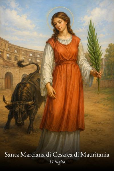 a_jineta's tweet photo. Mañana 11 de julio se celebra a Santa Marciana de Mauritania, quien murió en el año 303. Conocida por su lucha contra la idolatría, un día en una plaza pública decapitó una escultura de la diosa Diana. Las autoridades la arrestaron, la torturaron y la condenaron a morir por... https://t.co/dVeeMJhWQZ
