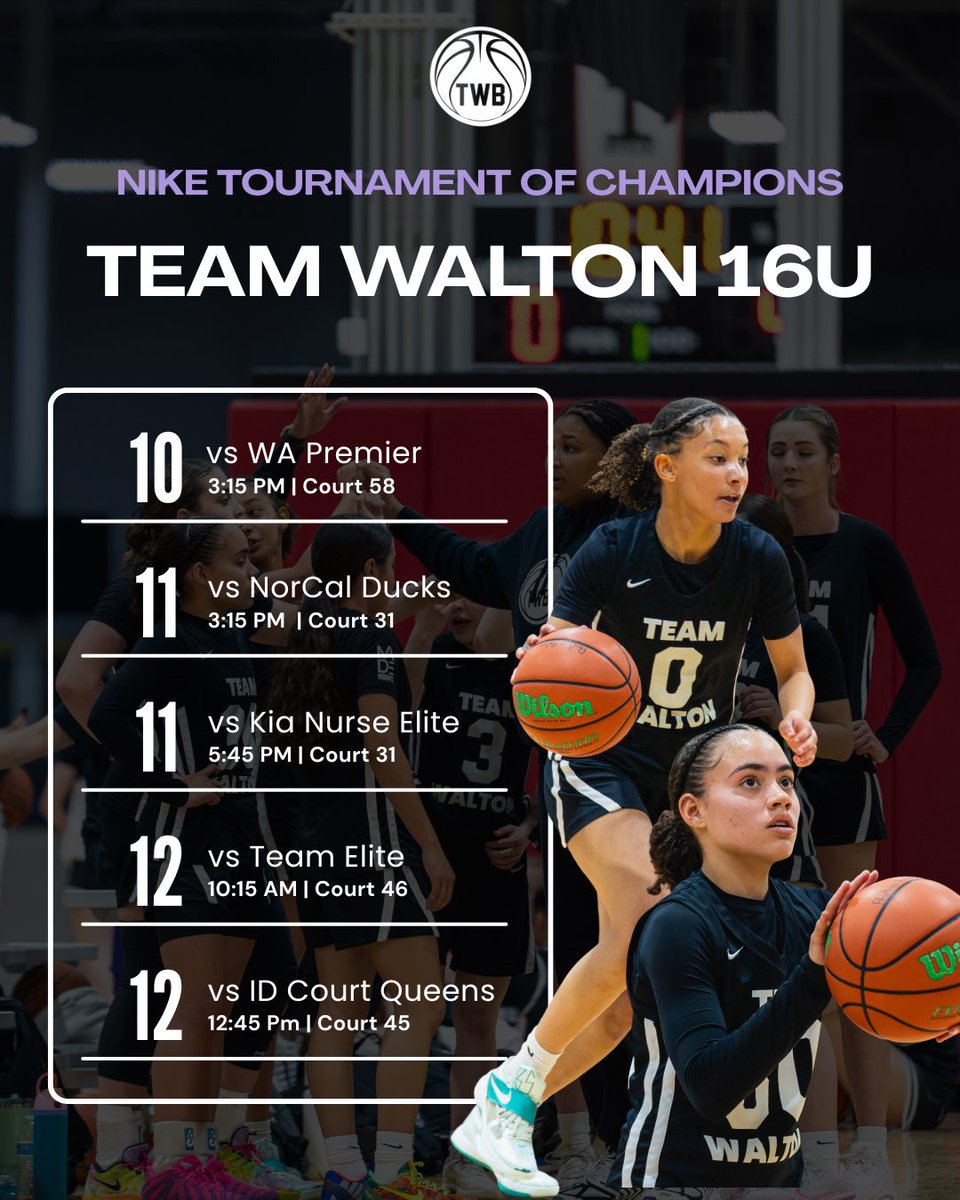 teamwaltonbball's tweet photo. Team Walton x @niketoc 😤 #TeamWalton #BeLimitless https://t.co/z4YiVc0uff