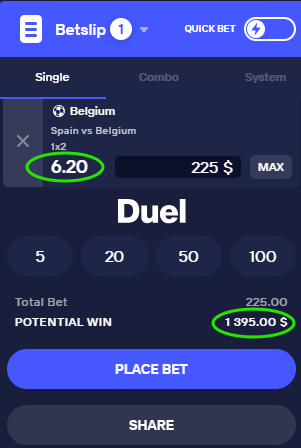 VISHESHMY1's tweet photo. @MooreRMFC man exact same belgium 1x2 hits 1395$ on duel https://t.co/OARashLLxT