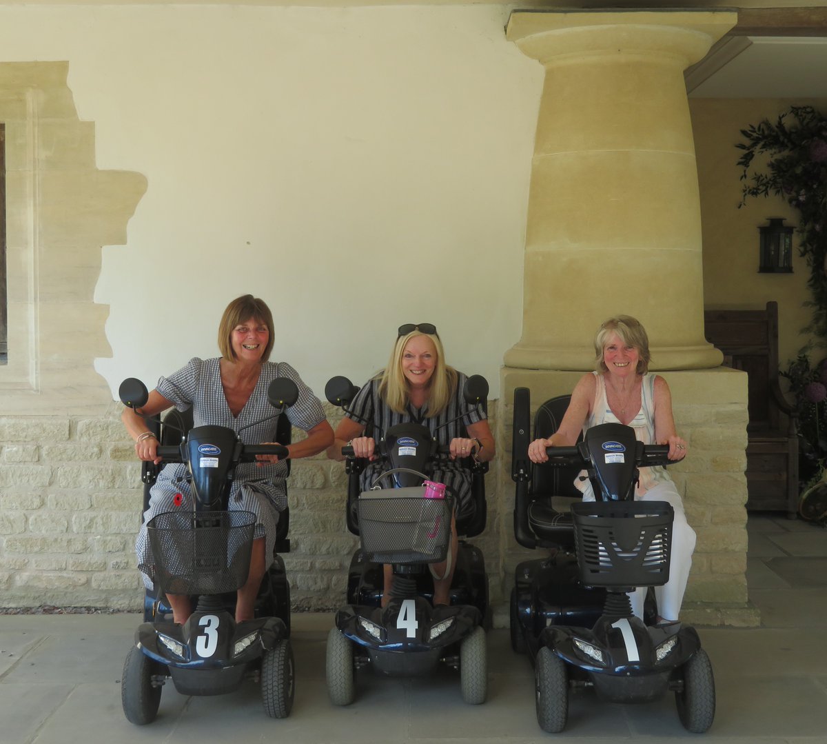SUEJILLCROWTH's tweet photo. Essential transport for these OAPS at His Majestys #Highgrove estate! @RoyalFamily Thank You your Majesty!! 🤣🤣 https://t.co/UNFe6NIDUD