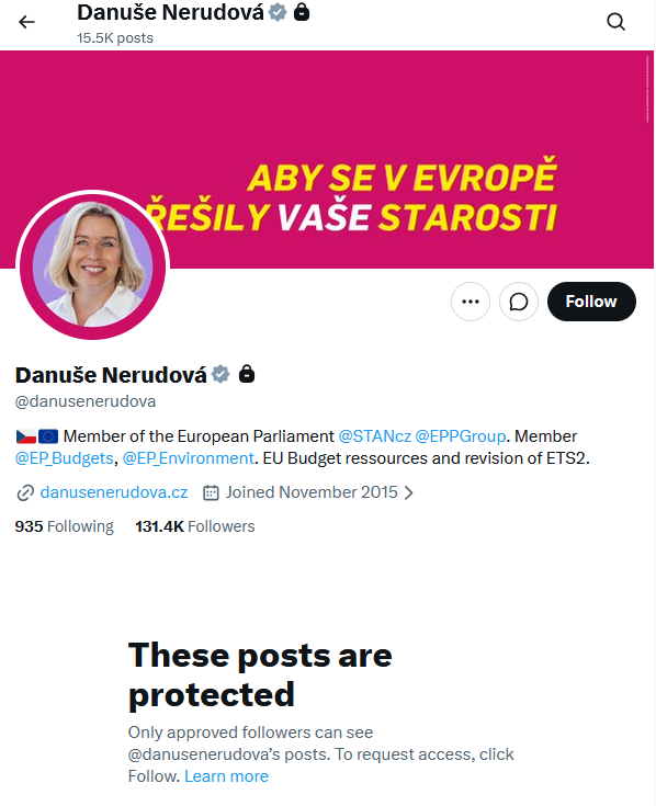 NoelFrostpaw's tweet photo. These are the people that voted for #ChatControl and can't handle the consequences. The people that betrayed democracy and happily handed over your #privacy to american companies.

Be ashamed @danusenerudova .

#Czech https://t.co/cpNuBtmveB