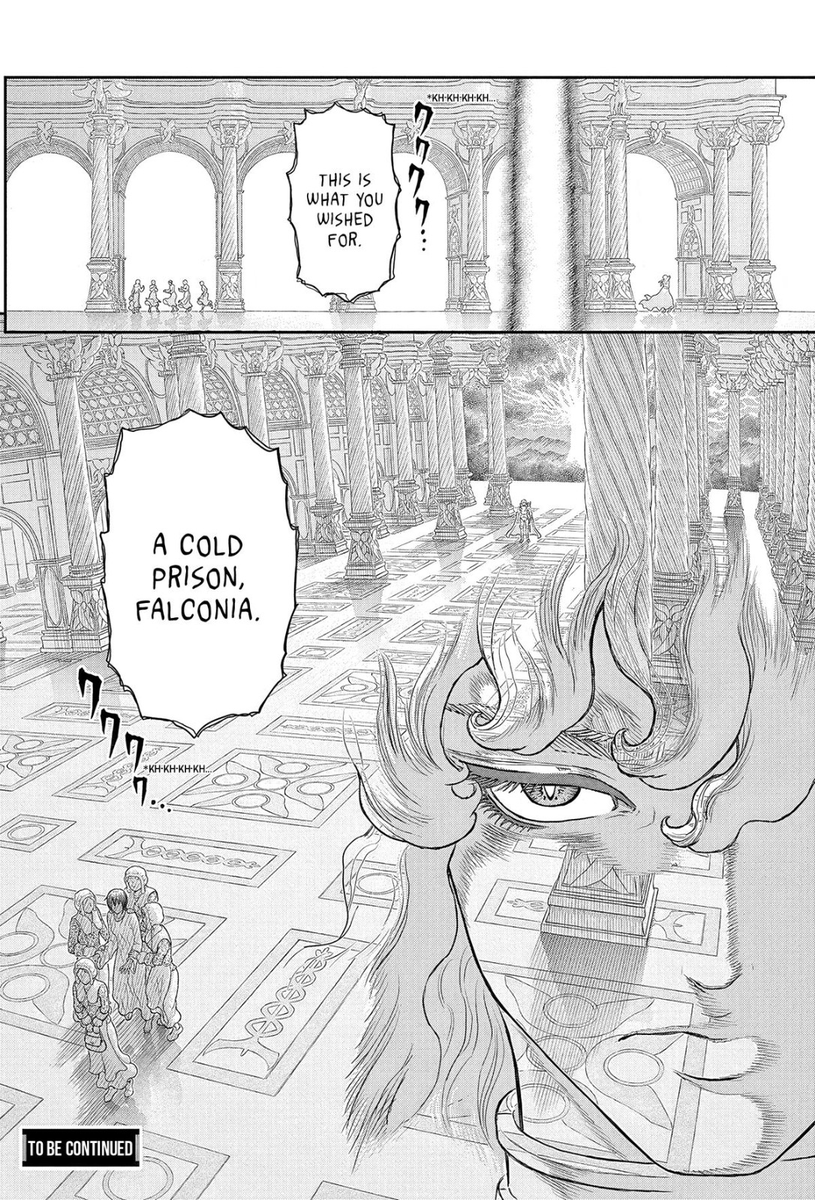 vantegood's tweet photo. ver os membros da mão de deus aparecendo depois de tantos capítulos só pra jogar na cara do griffith o quanto ele é PATÉTICO E BABACA por brincar de ser rei nessa utopia de mentira que ele criou realmente não era algo que eu estava esperando  #berserk386 https://t.co/0IwmZvSP3U