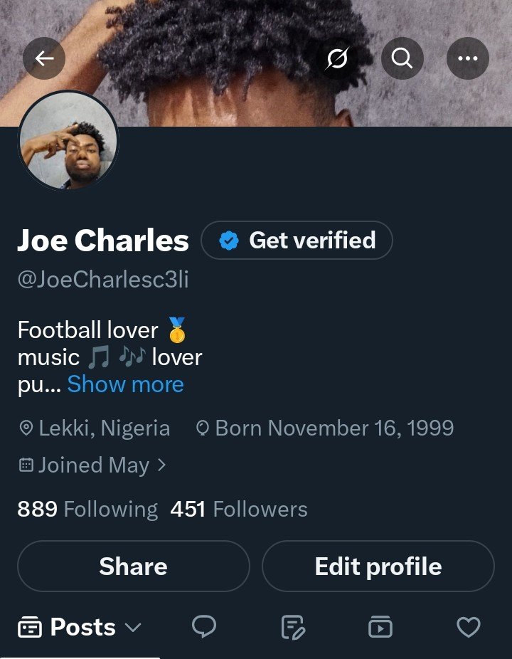 JoeCharlesc3li's tweet photo. Let's make it 500 followers 

We can do it guys.. 

I really appreciate you guys for following me. God bless you all 🙏🙏. https://t.co/mud7rttBRA