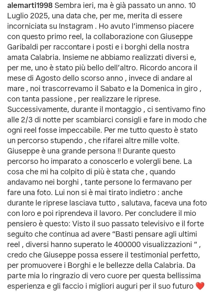chiara_muzi's tweet photo. Dediche che scaldano il cuore... ❤️
Grazie #alemarti insieme siete stati straordinari, abbiamo iniziato a sognare da qui... 
Con calma e con karma tutto arriverà!
❤️❤️❤️
#giuseppegaribaldi1993
#solocosebelle
#garibaldine https://t.co/89iZwVeFO4
