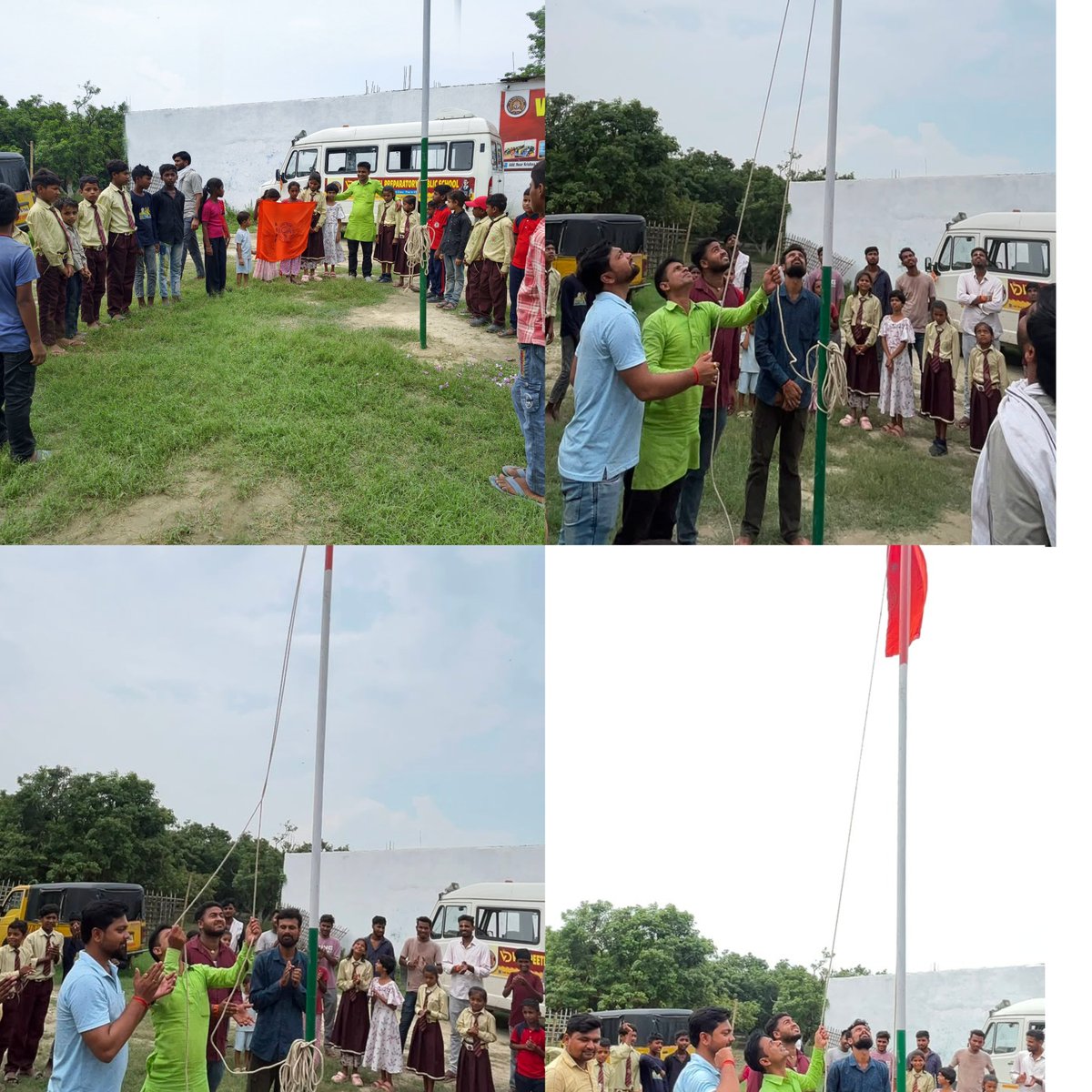 northbiharabvp's tweet photo. अभाविप के 78वें स्थापना दिवस सह राष्ट्रीय विद्यार्थी दिवस के उपलक्ष्य पर अभाविप, मुजफ्फरपुर पूर्वी जिले के गायघाट इकाई द्वारा झंडोत्तोलन किया गया।

#78YearsOfABVP | #NationalStudentsDay  #ABVPNorthBihar | #ABVP78 https://t.co/wwOrdxOApv