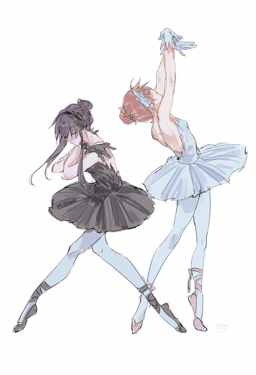 wlyuzu's tweet photo. 天鵝與烏鴉 https://t.co/2dmVbzss1E
