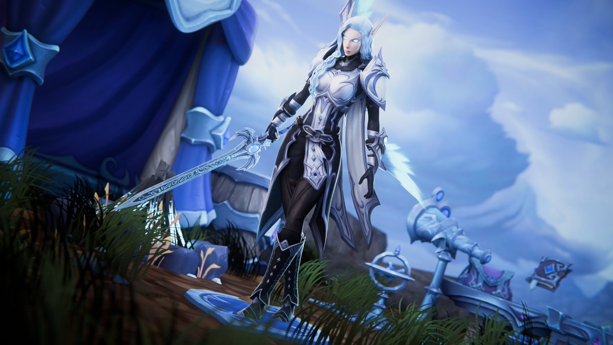 sereeynaa's tweet photo. The Nithraelan duo ready to mog everyone out there 😎❄️🛡️

Art made by the amazing @Temp1712 ! Check them out! 🥰

#warcraftart #wowart #wowelves https://t.co/8cMqP2yaEL