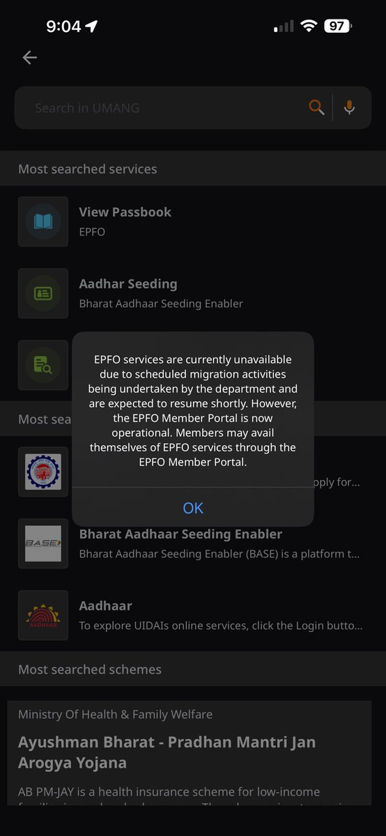 divineprotocol_'s tweet photo. @officialepfo I am seeing your services are down for more than 5 days. 
I am trying to fetch my balance but your system look totally down. How can this be ignored? How many days your tech team takes for migration or maintenance activities? Your department has no sense of urgency. https://t.co/zoXeJQaylQ