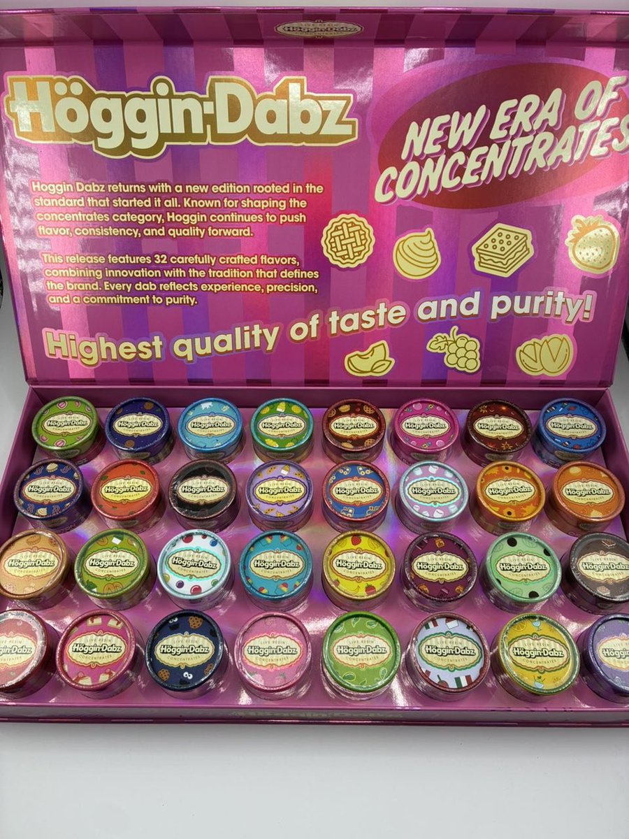 Bummysmithw's tweet photo. Hoggin dabs live resin
32 flavors, all half oz jars!

$150 Oz
$350 QP
$650 HP
$1150 P https://t.co/n2ubK7vKNb