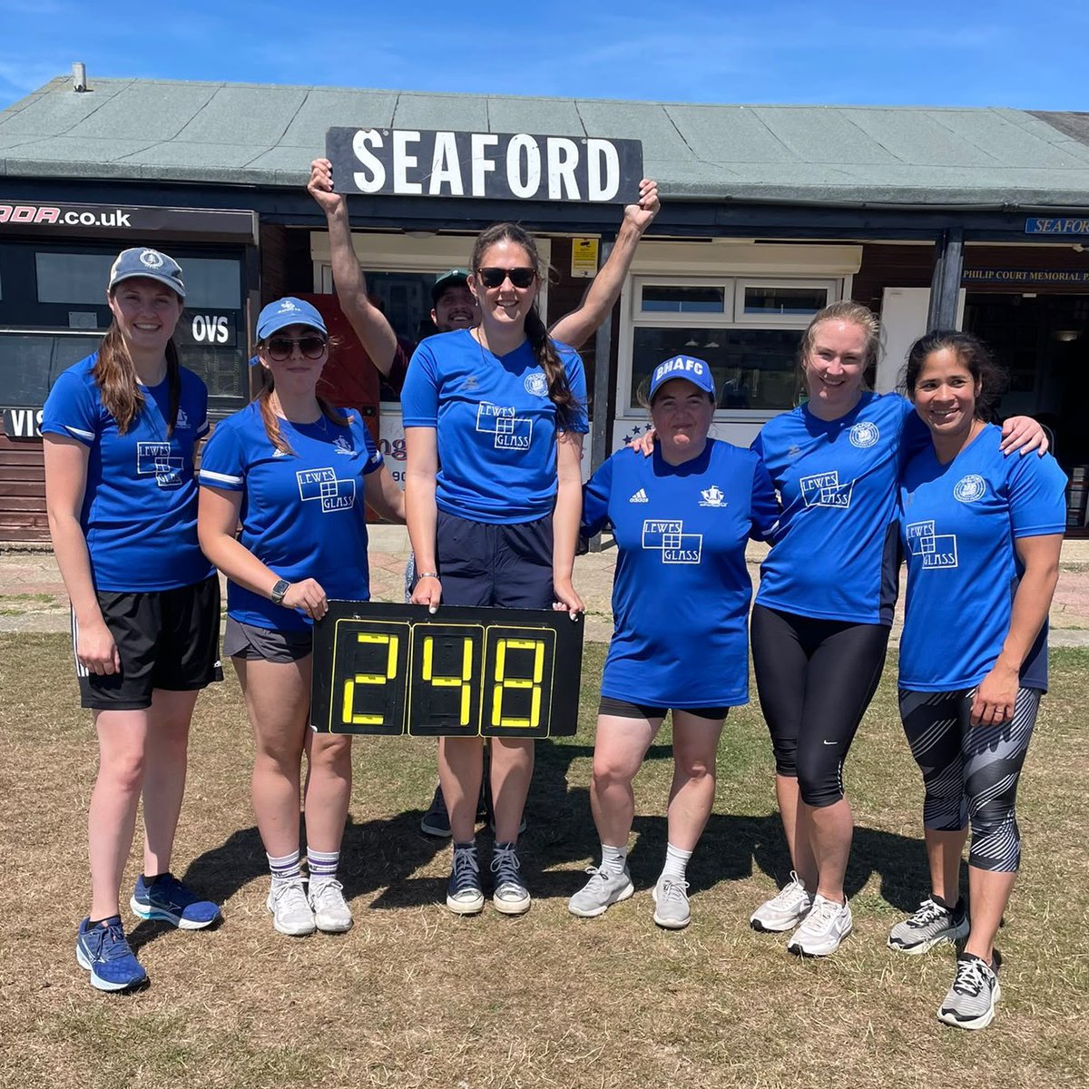 SeafordCC's tweet photo. It doesn’t get any closer. 😅

Last Sunday saw a one-run win for our Women’s Soft Ball team against Lewes Priory as 248 played 247! ☝️

Unfortunately, it was in a friendly as we had to concede the league fixture but a special effort nonetheless. 👏

⛵️🌊 | #UpTheFord #HerGameToo https://t.co/s29LmY2Lnh