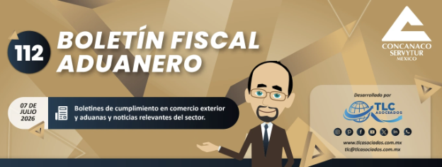 CONCANACO's tweet photo. 📊✈️🚢 Boletín Fiscal Aduanero | No. 112

El comercio exterior exige preparación, cumplimiento y visión estratégica.

A través de TLC y la Vicepresidencia de Comercio Exterior de CONCANACO SERVYTUR, te compartimos información clave para fortalecer la competitividad de tu empresa, cumplir correctamente en materia aduanera y operar con mayor certeza en los mercados internacionales.

Mantente actualizado y toma decisiones informadas que impulsen tu crecimiento. 🌎📈

📲 Consulta el boletín completo aquí: https://t.co/zkCUchTw0v