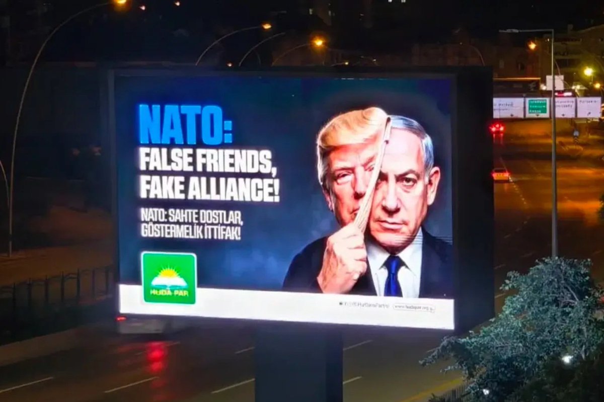 Habernasonline's tweet photo. HÜDA PAR: NATO, siyonist rejimden yana açık bir çifte standart uyguluyor
https://t.co/aTy8K4zdoI https://t.co/uu7h8LKpwt