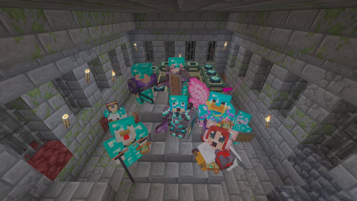 arran_gaming's tweet photo. マイクラ配信始めてから
一緒に始めてくれたリスナー達が多く
ほぼ初心者メンバーで構成された
うちの枠ですが
なんと本日‼️

初エンドラ討伐達成しましたー🎊✨

みんな楽しめて良かったよ🥹！
これからも花火大会とか
イベント色々やっていきます！

つまみs探検隊最高ーッ‼️

#マイクラ
#つまみs https://t.co/x9tpYa9eeX