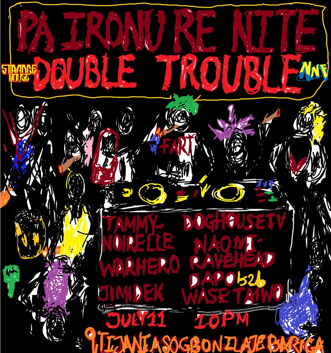 StrangeHouse00's tweet photo. 2 Rooms tomorrow 
Double the strange, Double the trouble https://t.co/1MhDA2lajt