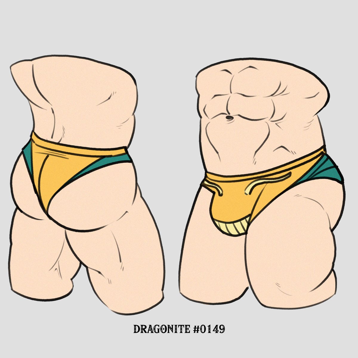 Hanamura_boyo's tweet photo. Always forget to continue my pokeundies series...
got the time today, so we continue with Dragonite designs :D https://t.co/8kSwKuXDjD