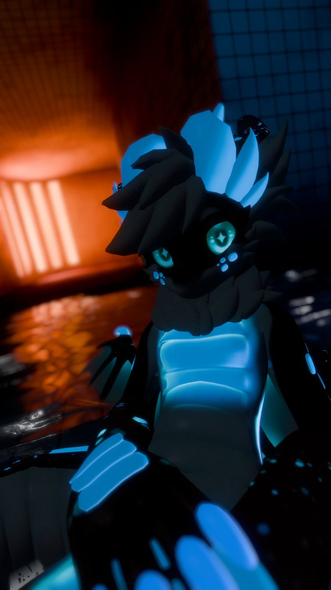 U203D's tweet photo. Took a couple pics last night. What do y'all think?
#VRChatPhotography #Furry #Dragon https://t.co/CLgcbsQujP