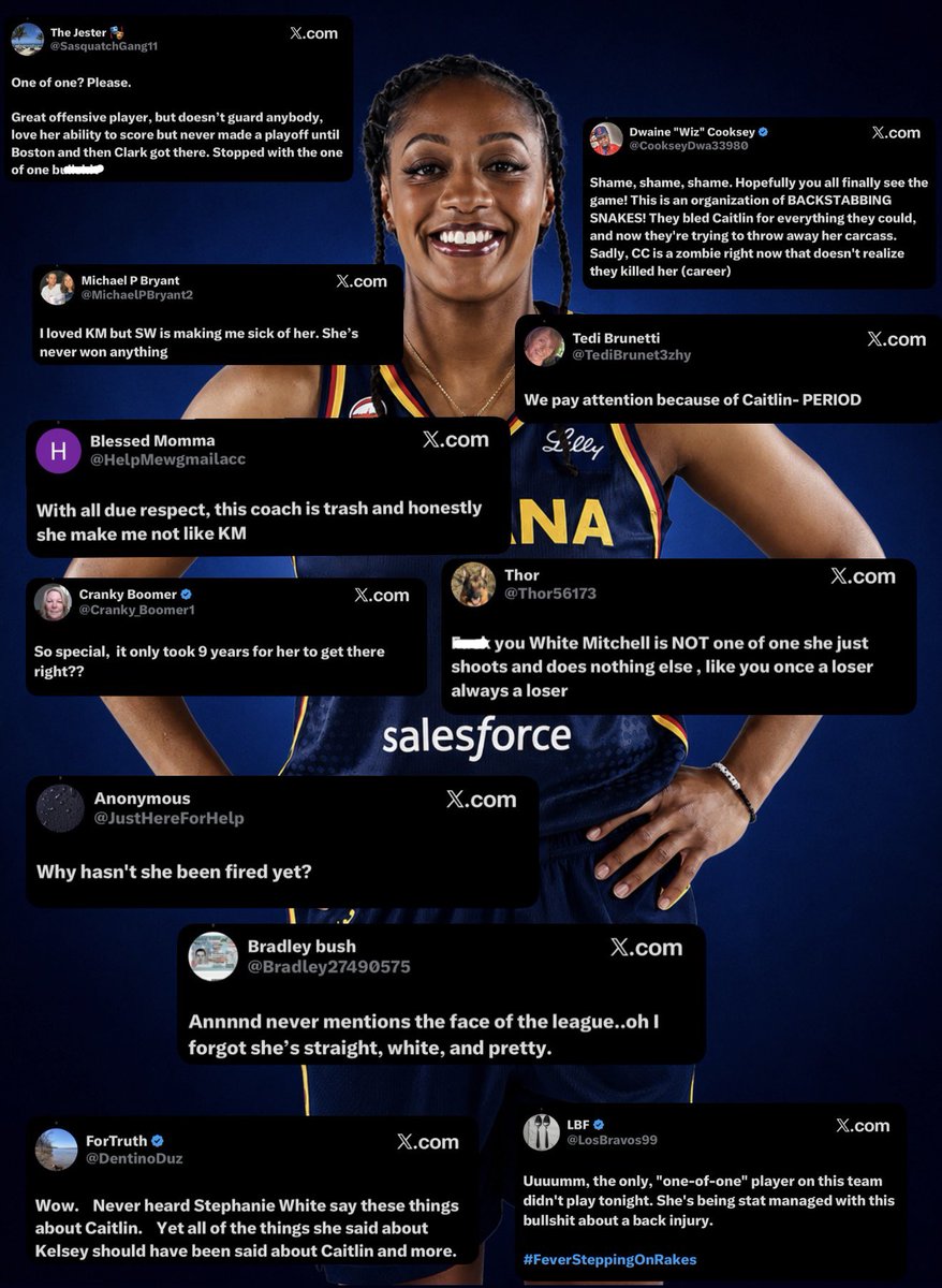 trendyhoopstars's tweet photo. It appears Stephanie White's comments calling Kelsey Mitchell "1-of-1" sparked reactions from some Caitlin Clark fans. https://t.co/fUazUDVj3b