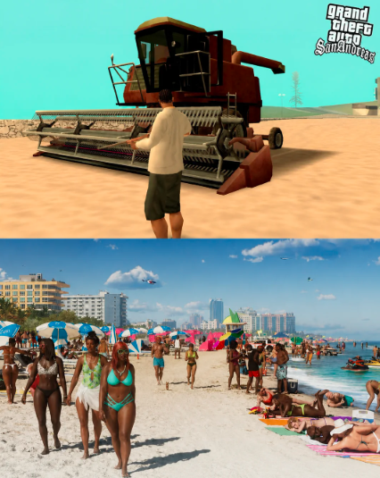 bugsoftcentral's tweet photo. GTA San Andres x GTA 6

22 anos de diferença https://t.co/o3695BFQUW
