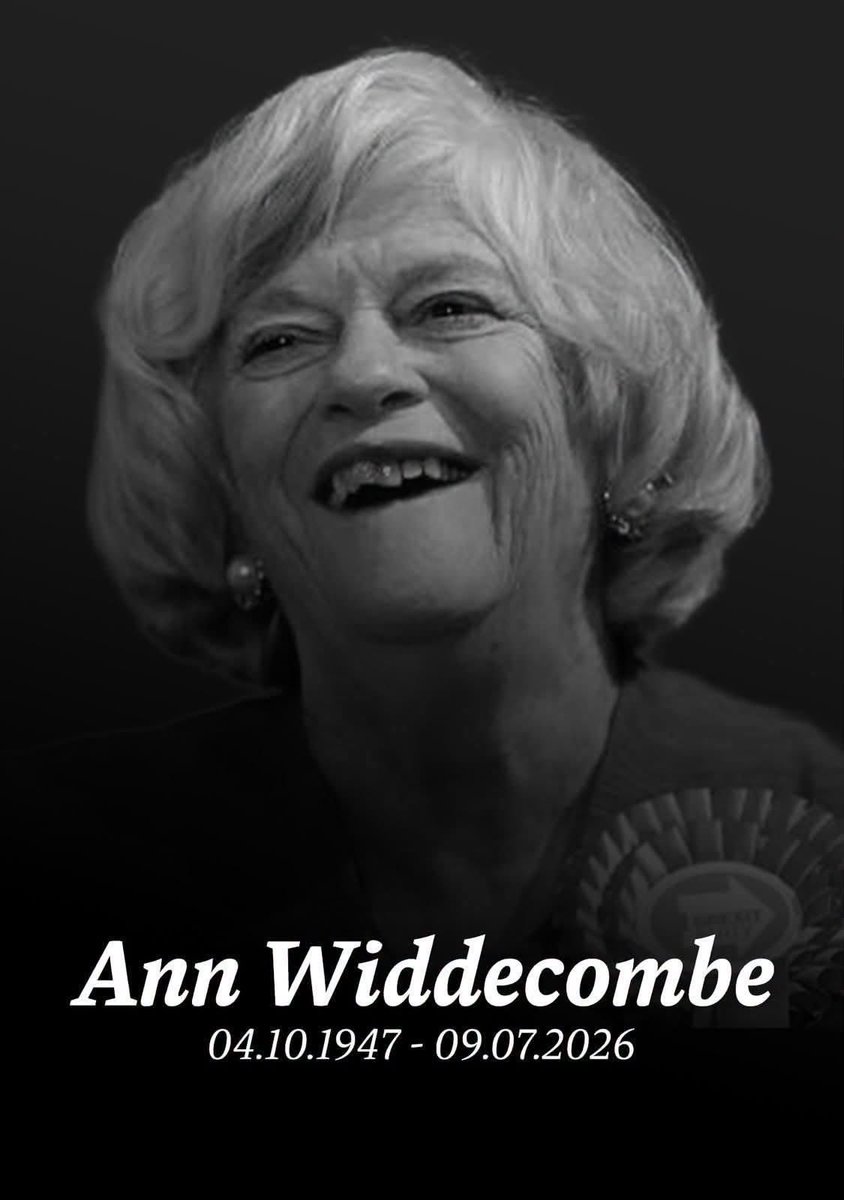 Reformssxweald's tweet photo. Rest in Peace Ann Widdecombe.

An absolute legend and genuinely lovely person.

Our thoughts are with your family 🩵 https://t.co/w4wOmkP04M