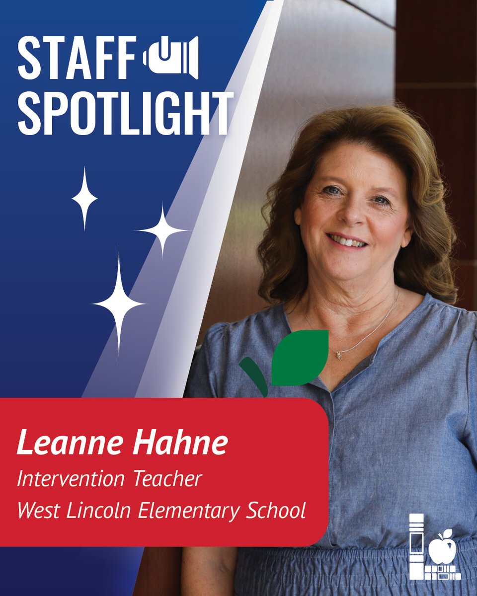 LPSorg's tweet photo. STAFF SPOTLIGHT 🌟 Meet Leanne Hahne, intervention teacher at West Lincoln Elementary School. Helping students discover confidence in reading and math is what inspires her every day. Read more in her Q&A. #LPSProud #LPSStaffSpotlight
https://t.co/yiVmEZycld https://t.co/z44MCNcgI7