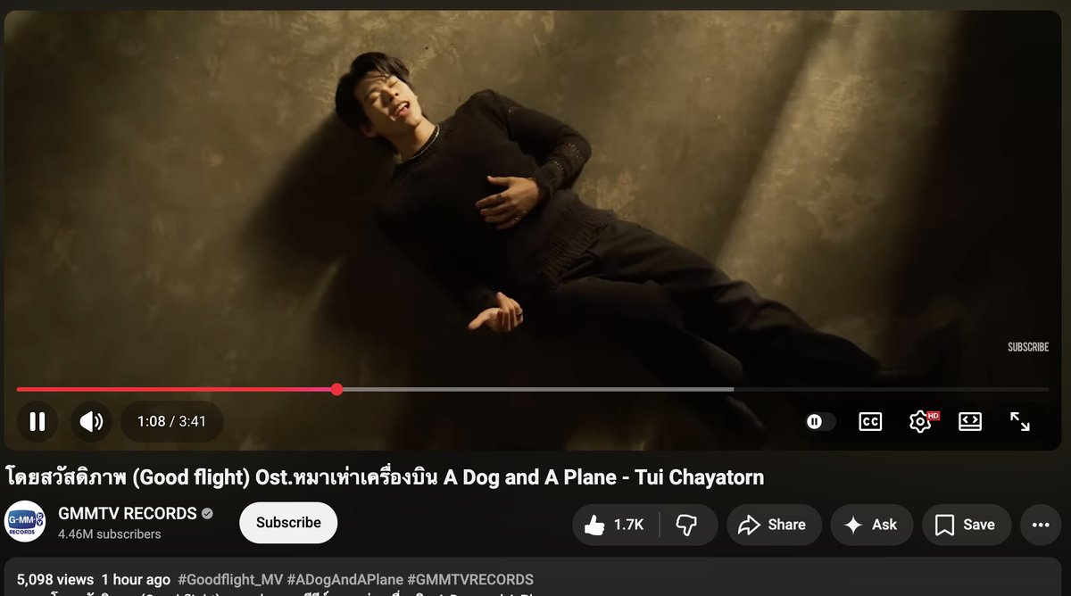 williamjkp_my's tweet photo. Being blessed by golden vocals by streaming Flashback and now Good Flight back to back....wowww my ears are ✨
DAAP OST X TUI
#GoodFlightMV
#TuiChayatorn https://t.co/MDFaJFINAN