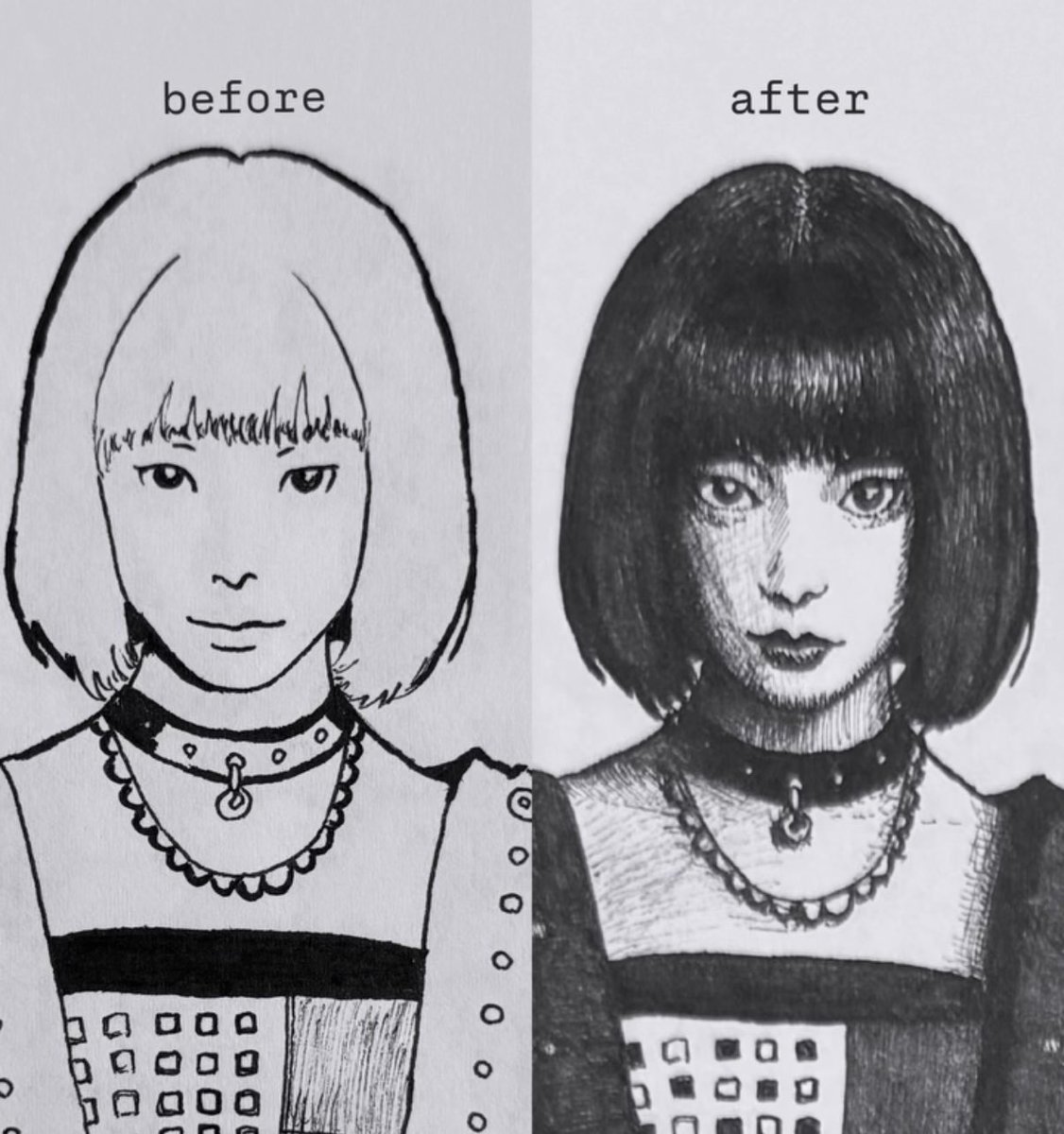 sendesign_828's tweet photo. 「おヨネがメイクしたら広瀬すずちゃんになった」みたいな絵ができて面白すぎるのでこちらにも載せちゃう https://t.co/IPS8QIMpsC