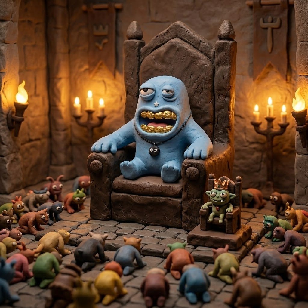 CintoroJr's tweet photo. 0ne King t0 rule them all. King T00ns, with the g0lden smile that demands 0bedience. His wax-hewn subjects are already b0wing. @just_t00ns  👑✨👀 #t00ns #kingt00ns https://t.co/9E4C6IXXLZ