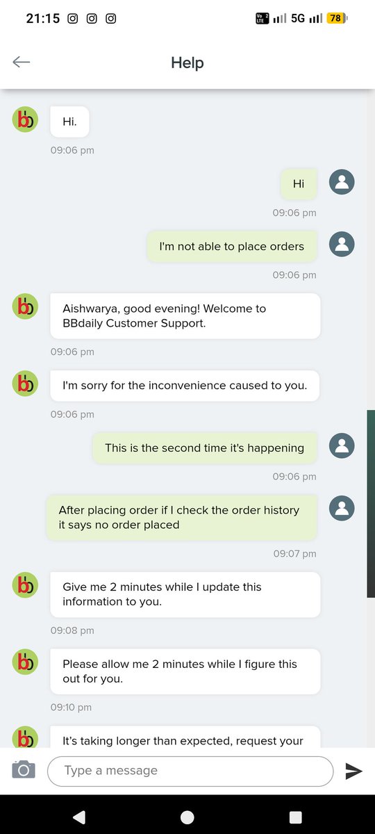 I_shoo_'s tweet photo. @bigbasket_com  Two weeks back I placed an order and slept thinking I would wake up to my groceries safely delivered in my basket. When I woke up,there was nothing, I checked my order history, it showed nothing! I believed I had gone bonkers and was hallucinating (1/2) https://t.co/u3mjthmiXA